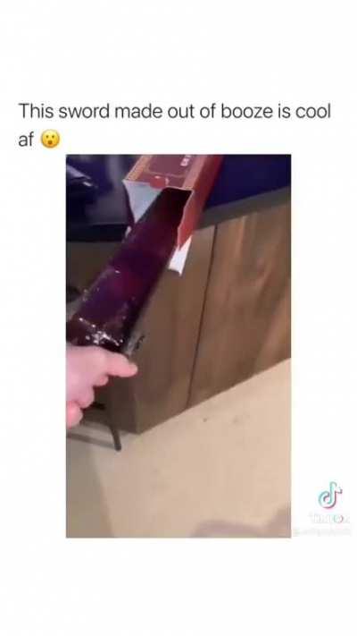 Booze sword, adds a dizzy effect with each strike with a chance of inflicting exhaustion