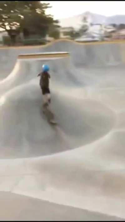 The kid just wanted to vibe :/