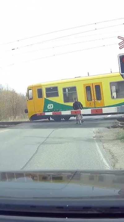 He couldn't wait a few more seconds?