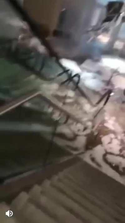 Looks like Rogers Place couldn’t handle the rain today