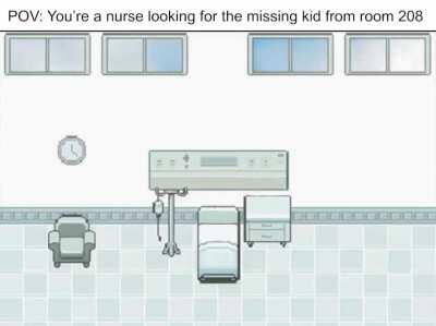 Damn it, where did he go? ... oh shit