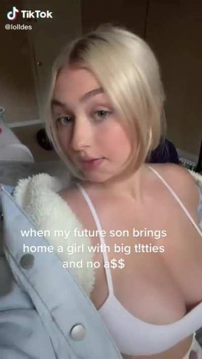 Weird video nice tits though.