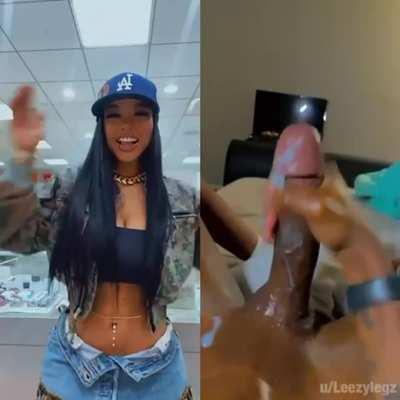 She has a smile that’ll make any cock cum