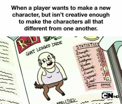 At least they’re all different classes.