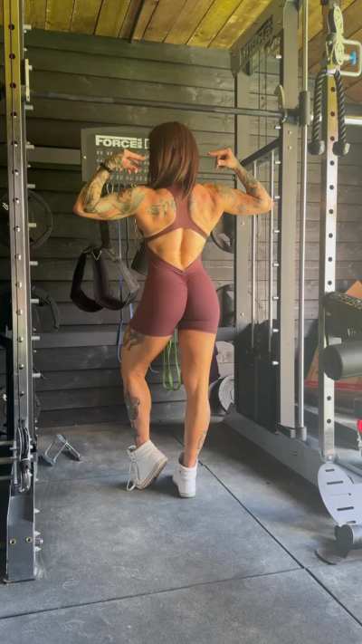 I love showing the results of my training