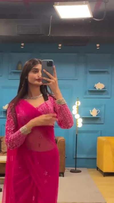 Payal gaming in Saree 