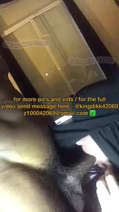 Hungry hijabi sucking on BBC deep