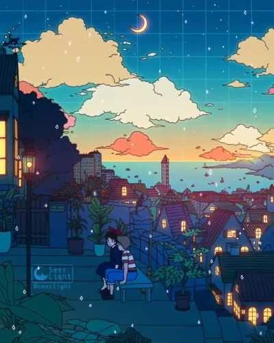 Town with an Ocean View [SeerLight]