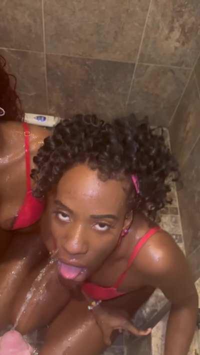 white cock piss on ebony girls