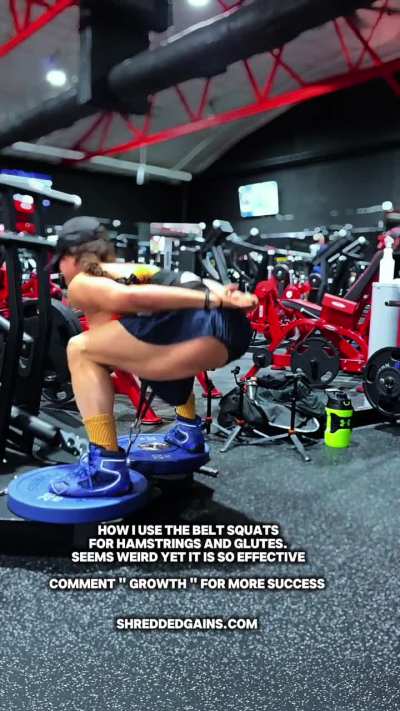 How I use the Belt squats for Hamstrings and Glutes. seems weird yet it is so effective comment 