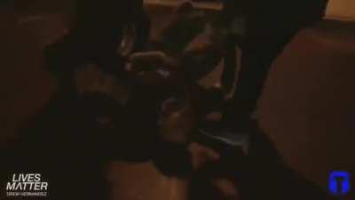 Protester gets hit in groin with a rubber bullet - MEDIC