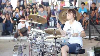 This awesome drummer