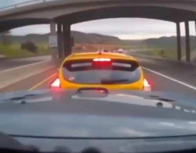 Bongo drum to road raging