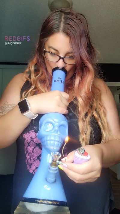 The lighting was right so I had to pack a bowl and light that up too