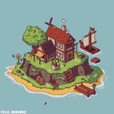 Little peaceful island