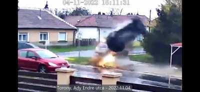 Missed the house by a little bit