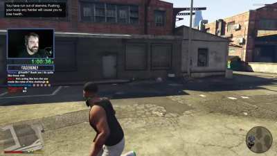 Twitch streamers when their dog tries to stand up