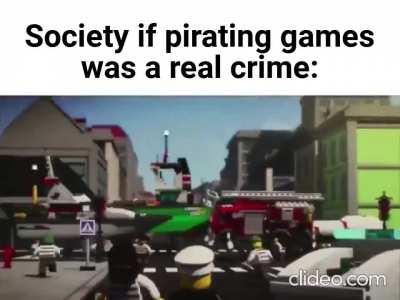 If piracy = stealing, then why don't commit a real stealing?