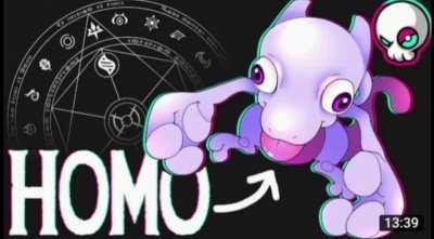 Mewtwo is a homo