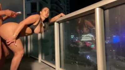 Valerie Kay Gets Fucked on the Balcony