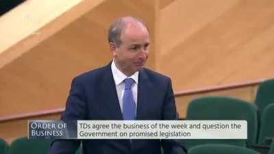 Micheál Martin has once again expressed his love for pints in The Dáil(The Convention Centre)