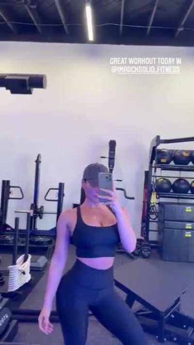 At the gym