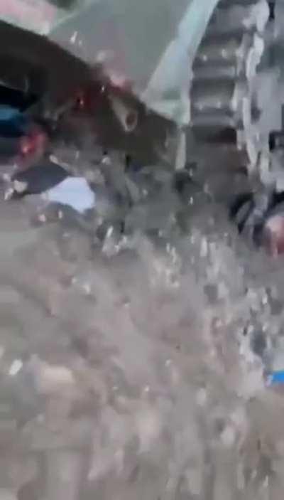 Purported aftermath of the point-blank tank shooting video *very nsfw*