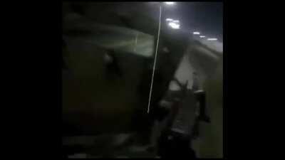 SEDENA gunner repels attack from sicarios from Cartel Del Noreste. Nuevo Laredo, Tamaulipas. July 3rd 2020