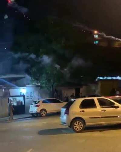 Drone used to stop loud neighbour party in Brazil