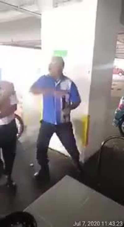 security guard from Nepal beaten by his supervisor in Malaysia.. a police complaint is filed against the supervisor as more of his victims (all lower class migrant workers) are starting to speak up.