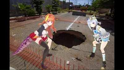 Coco and Kanata egg you on to go down the rabbit hole