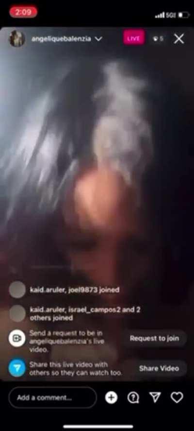 She sucking a small dick lmao