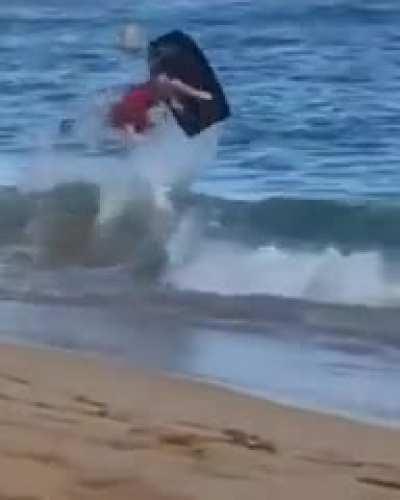 Ocean just yeeted that boy