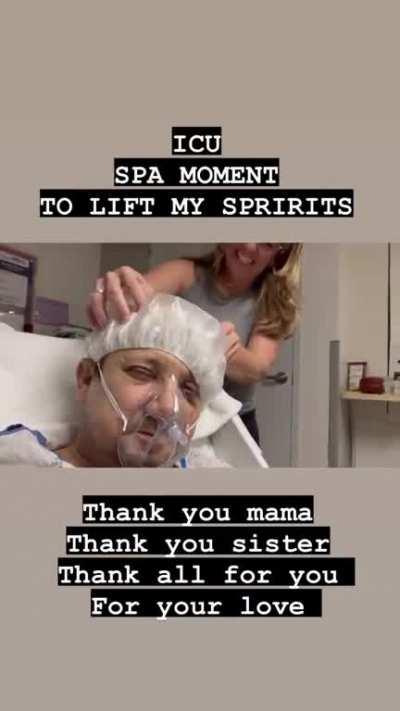 Jeremy Renner's recent Instagram story update