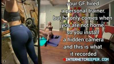 your GF does not let you fuck her on the days her Trainer cums