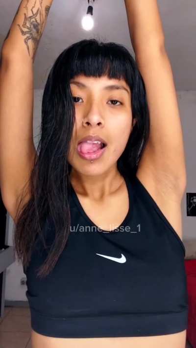 An adorable look to spit on or spit on while we get up to mischief 