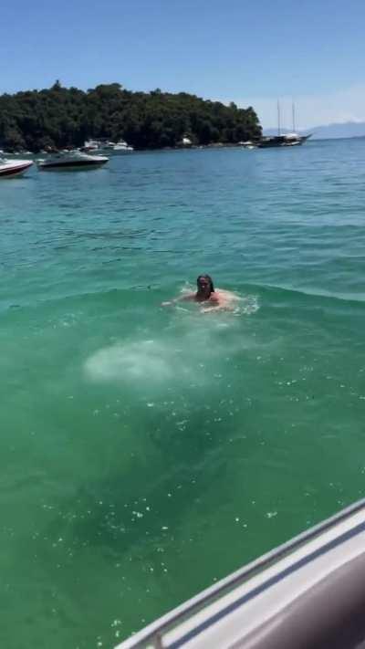 Dancing with melons.