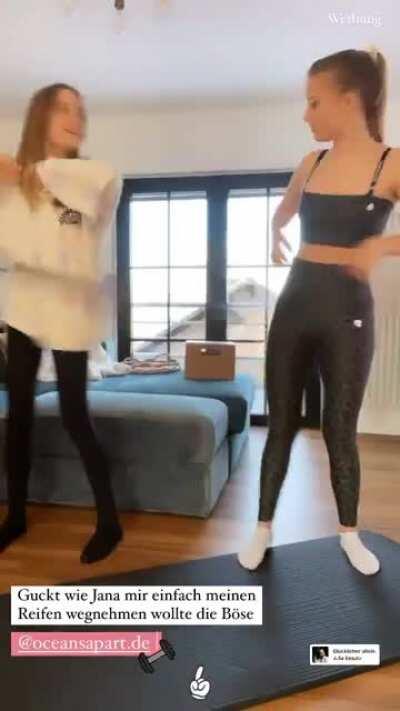 Jule macht Sport.... Instagram Story vom 11.02.21