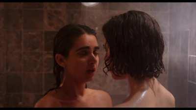 Margaret Qualley & Geraldine Viswanathan in Drive-Away Dolls