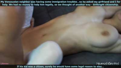 She's just doing him a favor, right?