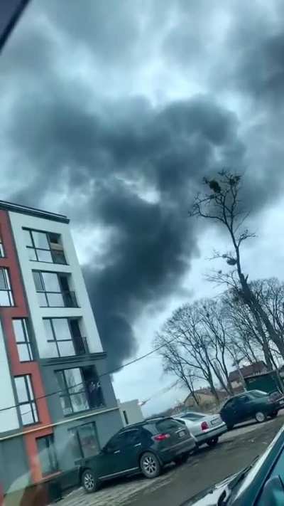 February 24, 2022 — Russian Aerospace Forces Ka-52 attack helicopters over Hostomel.