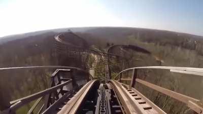 the beatles ride a rollercoaster (circa 1966)