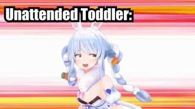 that's a weird looking toddler