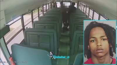 15-year-old ‘Baby K’ who tried to kill a 14-year-old on a school bus but the gun jammed three times was sentenced to 25 years in prison