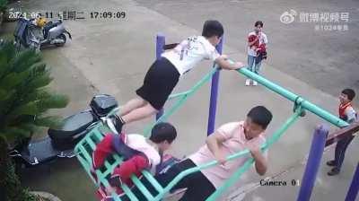 We probably all tried something like this as kids 