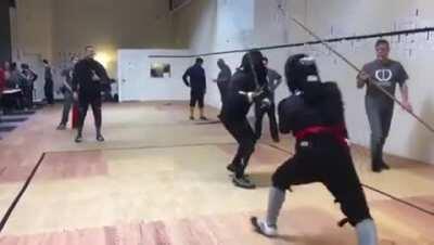 Whats with the other guy? Still moving? Unconscious? We will never know...