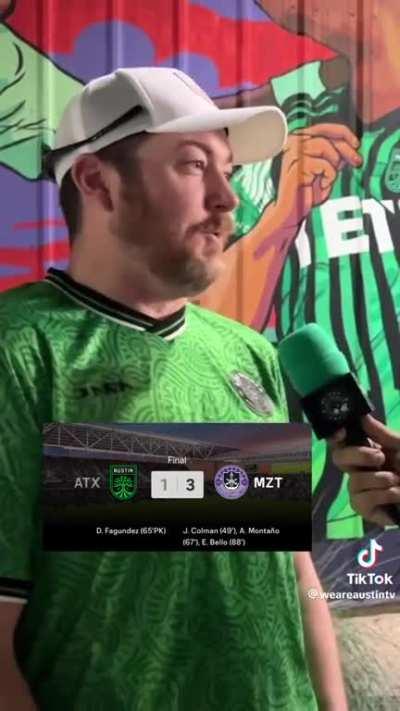 Little late but just found it, Austin fans interviewed after the game against Mazatlán