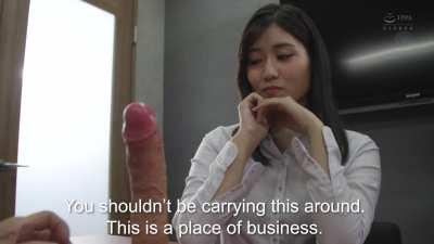 If Her Boss Would Only Consent to Drilling Her w/ His 