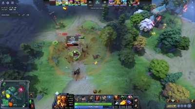 Level 1 Sandstorm + Aghanim’s Scepter