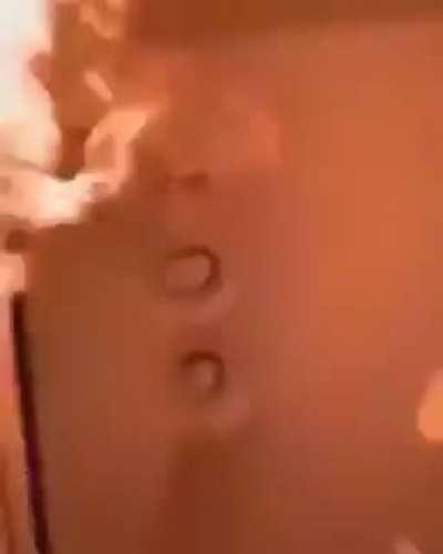 Fire man took to the next level